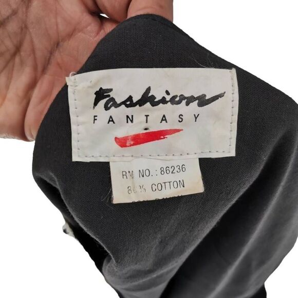 Vintage Beaded & Sequin Animal Print Vest | Mixed Zebra & Leopard Motif - Picture 3 of 3